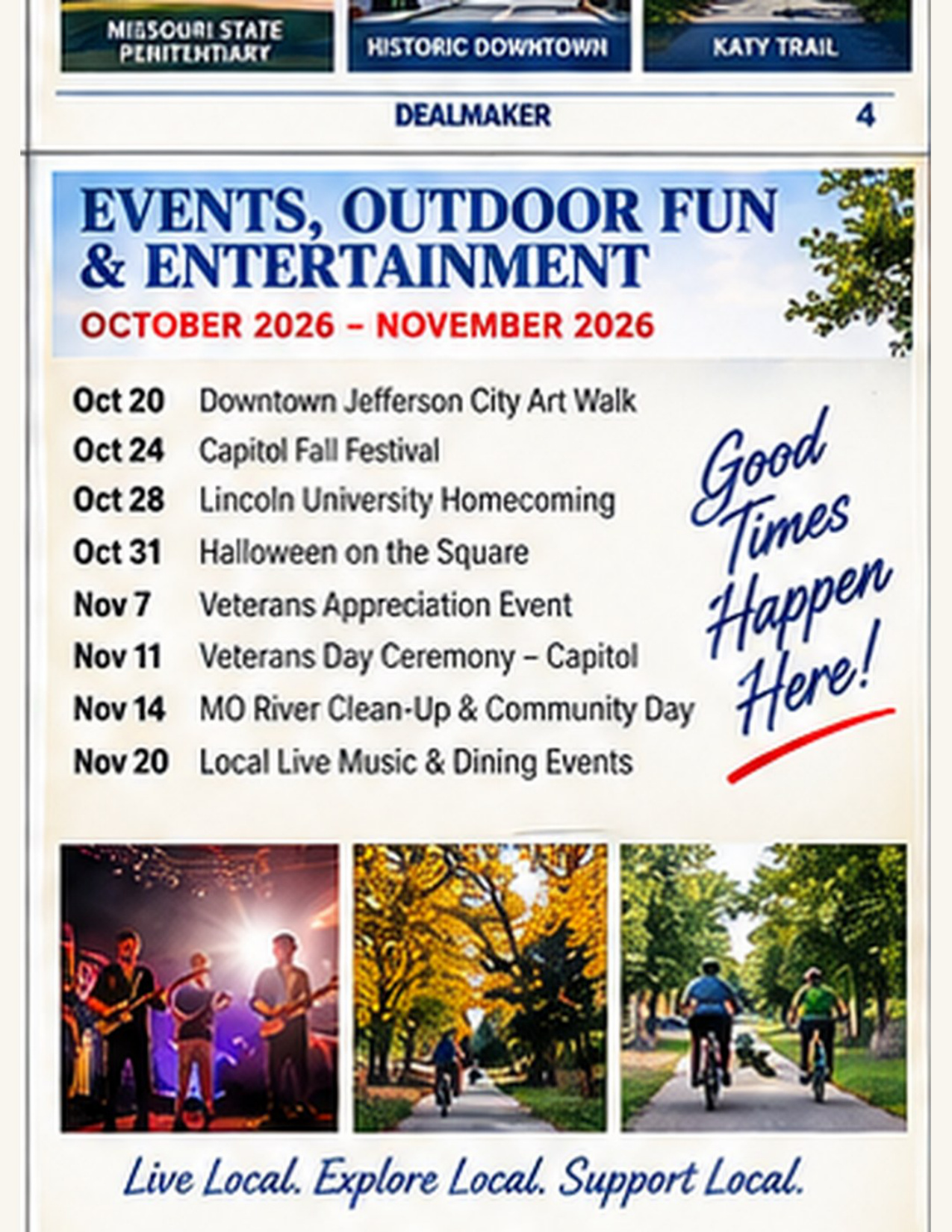 Events, Outdoor Fun & Entertainment