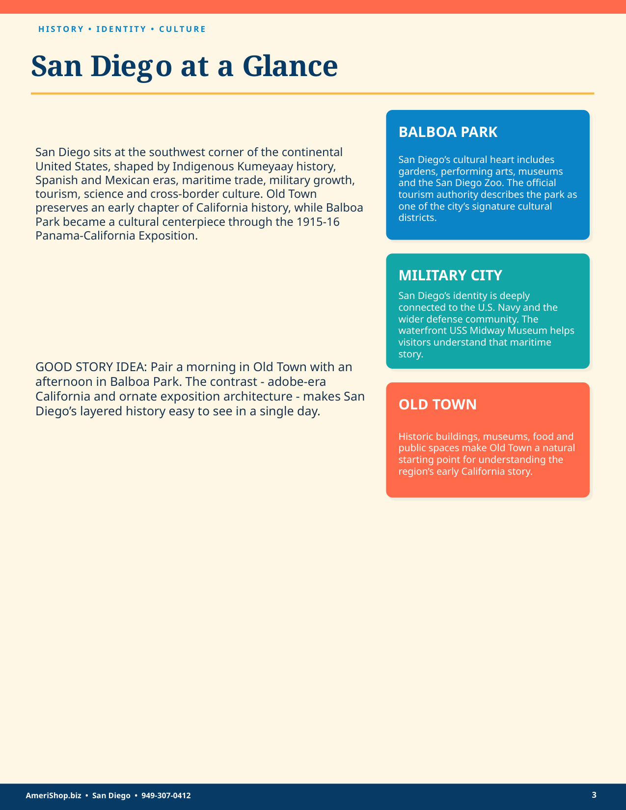 San Diego at a Glance
