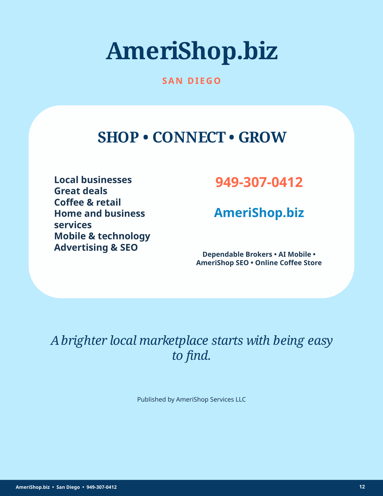 Shop, Connect & Grow with AmeriShop